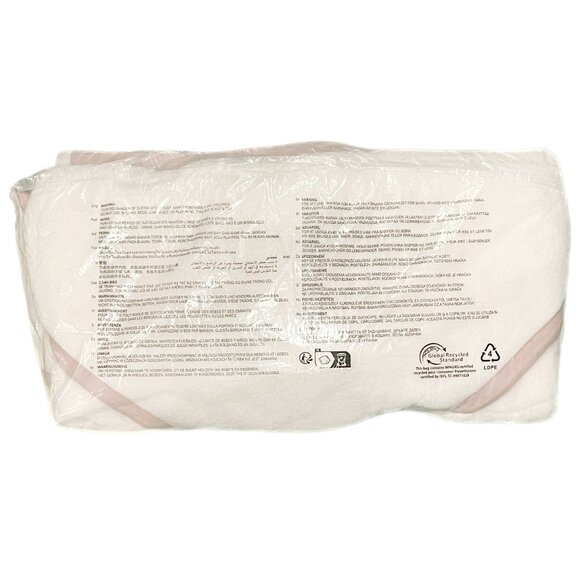 Sherpa Fleece Hoodie Pullover — Cozy Winter Athleisure — White & Tan — XL NWT - Picture 4 of 9